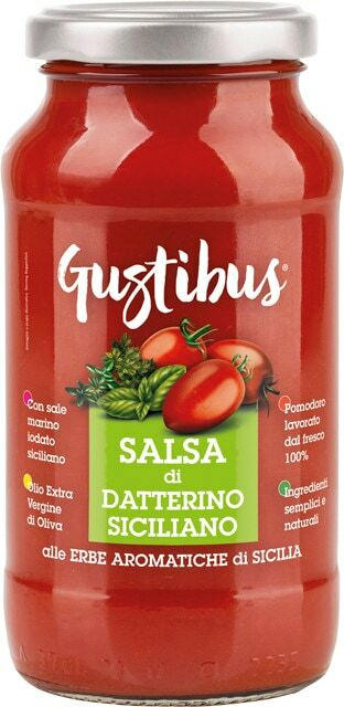 Gustibus passierte sizilianische Dattel- oder Kirschtomaten