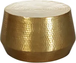 Beistelltisch 'WL5.495' , Ø ca. 52 cm, gold