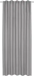 Fertigvorhang Nadine in Grau, 2 Stk.
