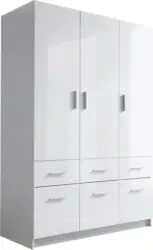 Drehtürenschrank 'Hagen' , weiß