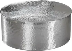 Couchtisch 'WL5.484' , Ø ca. 75 cm, silber