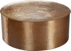 Couchtisch 'WL5.485' , Ø ca. 75 cm, kupfer