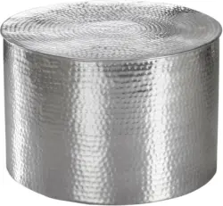 Couchtisch 'WL5.481' , Ø ca. 61 cm, silber