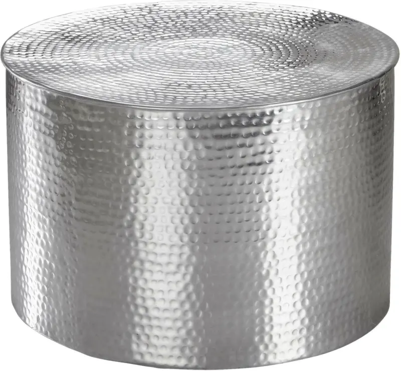 Couchtisch 'WL5.481' , Ø ca. 61 cm, silber