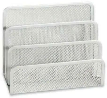 Briefablage in Silber