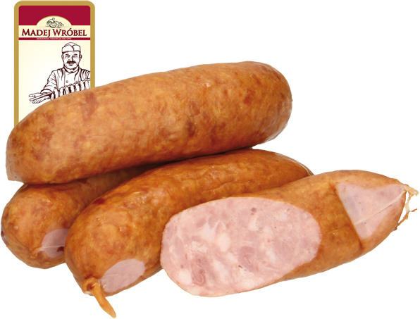 Schlesische Brühwurst, geräuchert