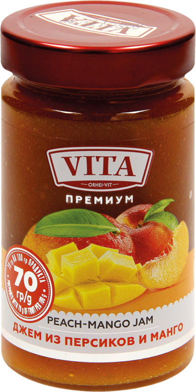Pfirsich-Mango-Konfitüre