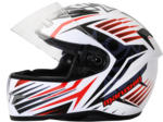Marushin Helmets Marushin FullFace RS3, Samurai white / red XS