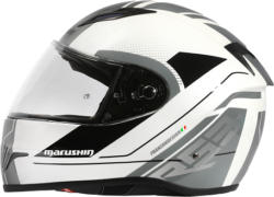 Marushin FullFace RS3, Techno white/grey S