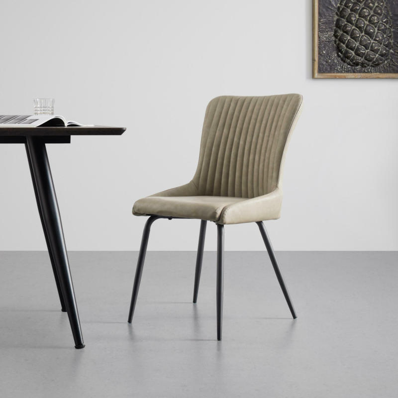 Stuhl 'Pippo', beige