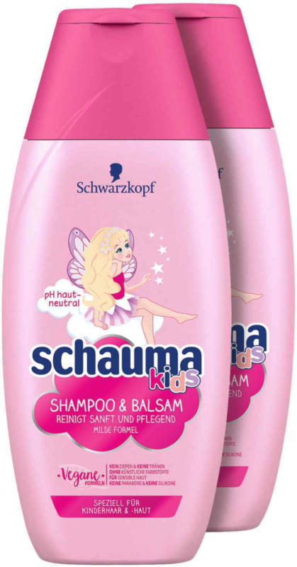 Schwarzkopf Schauma Kids Shampoo & Balsam Fee 2 x 400 ml -