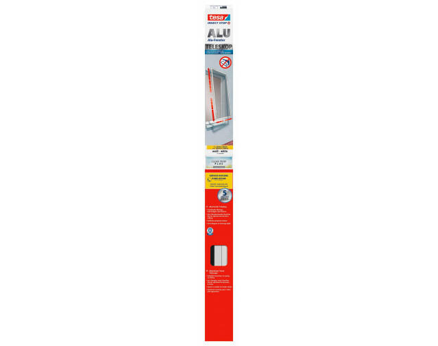 tesa® Fliegengitter-Alu-Rahmen für Fenster teleskopierbar weiß