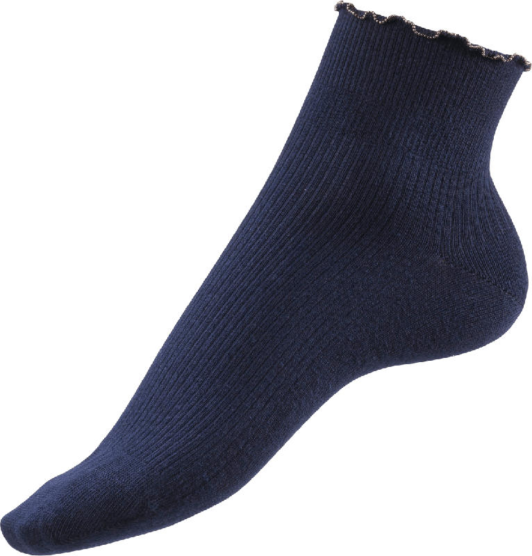 Fascino Socken in Ripp-Optik, Gr. 39-42, blau