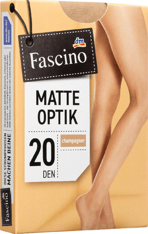 Fascino Strumpfhose matt 20 den, Gr. 50/52, champagner