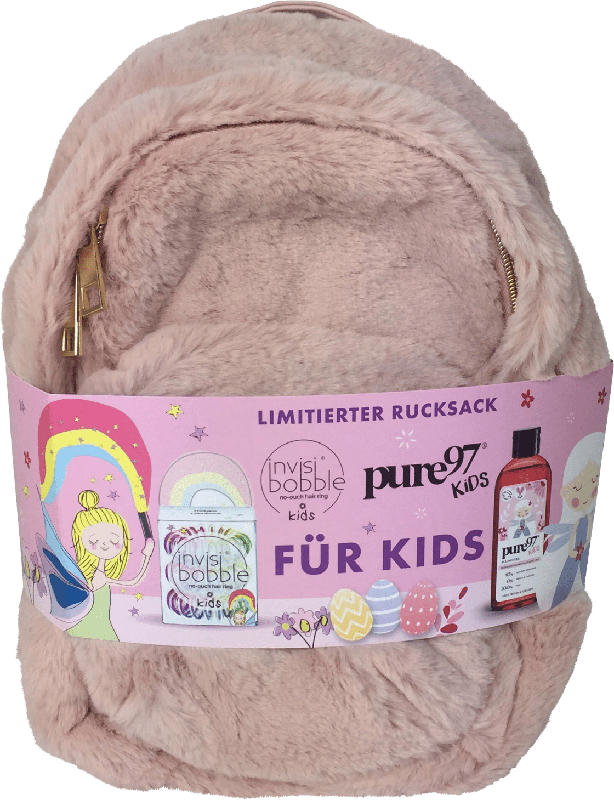 Geschenkset Kids Rucksack invisibobble + pure97 kids, 250ml
