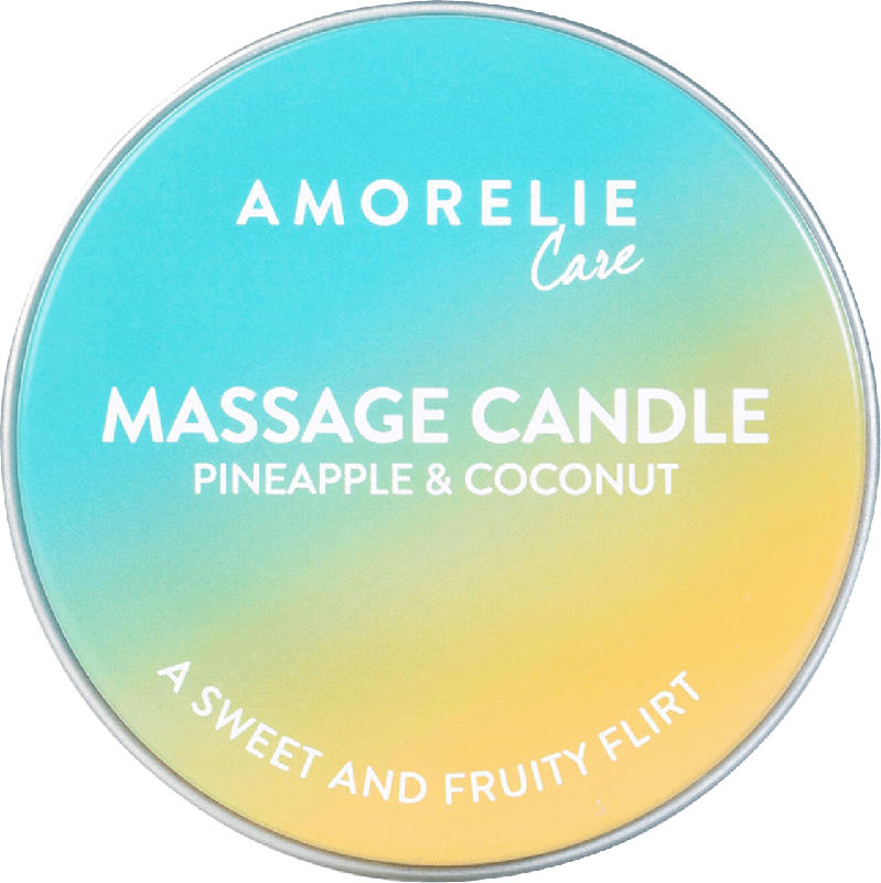 AMORELIE Massagekerze Ananas Kokosnuss