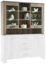 mömax Kommodenaufsatz 'Edmonton' , eiche