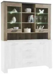 Kommodenaufsatz 'Edmonton' , eiche