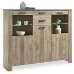 Highboard 'Edmonton' , eiche