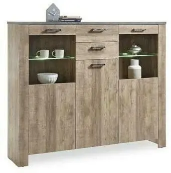 Highboard 'Edmonton' , eiche