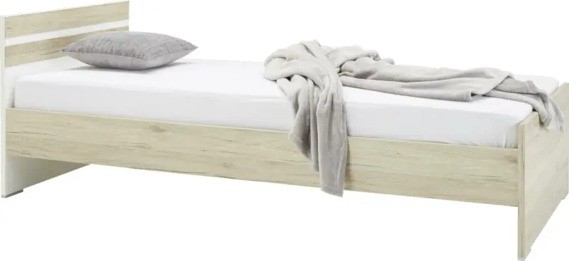 Kinder-/Juniorbett Eichefarben ca. 90x200cm