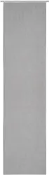 Flächenvorhang Leon in Grau ca.60x245cm
