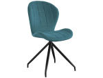 Sedia ENZO velluto blu