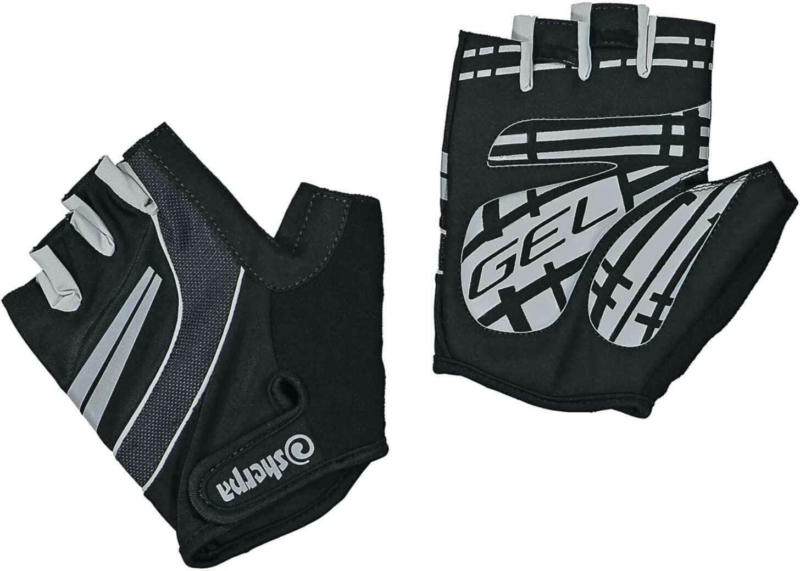 Sherpa Gants de cyclisme unisexe 1/2, noir -