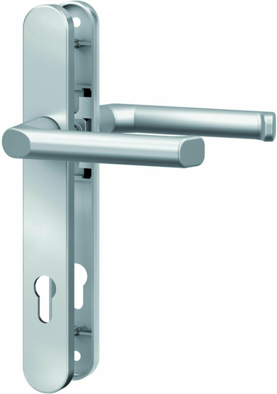 Schmalrahmengarnitur „SR 4100“, 92x8mm, PZ, silber