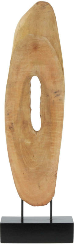 Skulptur Shanter in Natur/Schwarz