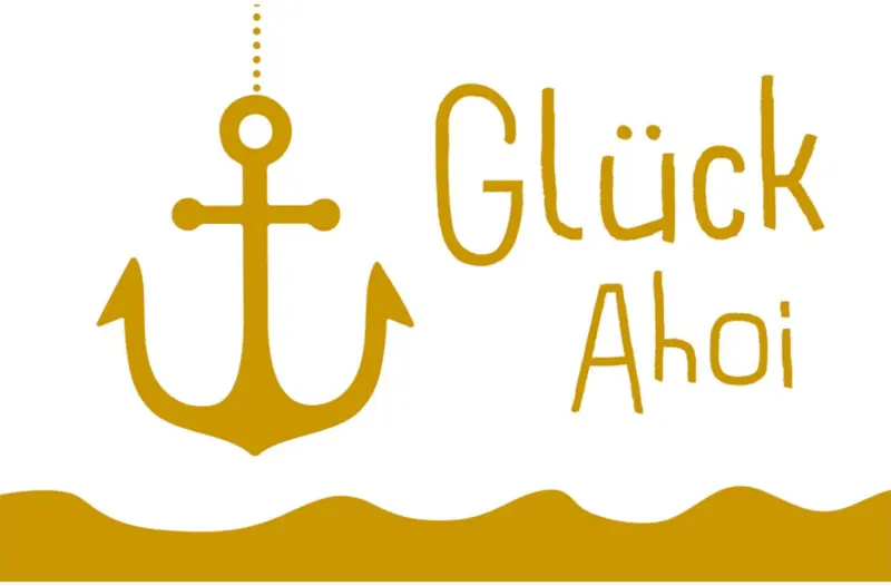 Kühlschrankmagnet Gold ca. 8,5x5,5cm