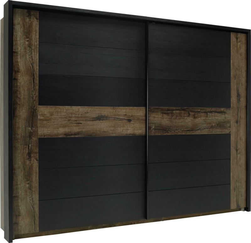 Schiebetürenschrank in Schwarzeiche/Schlammeiche