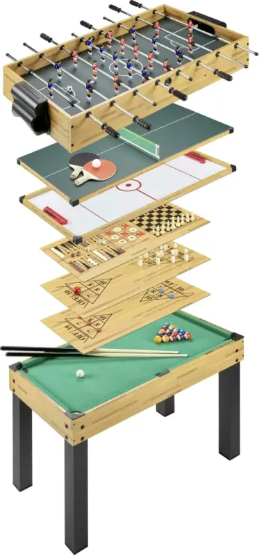 Multispieltisch Leon inkl. 8 Aufsätze