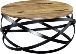 Couchtisch 'Manur' , ca. 60x60 cm, aus Sheesham