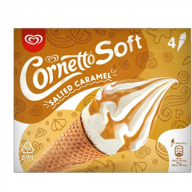Eskimo Cornetto Soft Salted Caramel