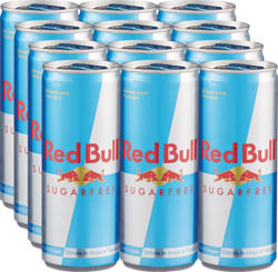 Red Bull Sugarfree, 12 x 25 cl