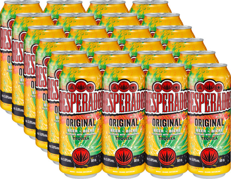 Birra Desperados, aromatizzata alla tequila, 24 x 50 cl