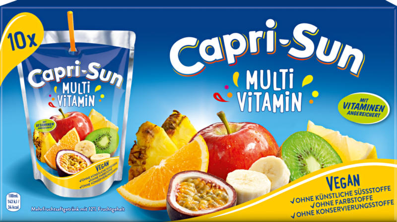 Capri-Sun Multivitamin, 10 x 20 cl