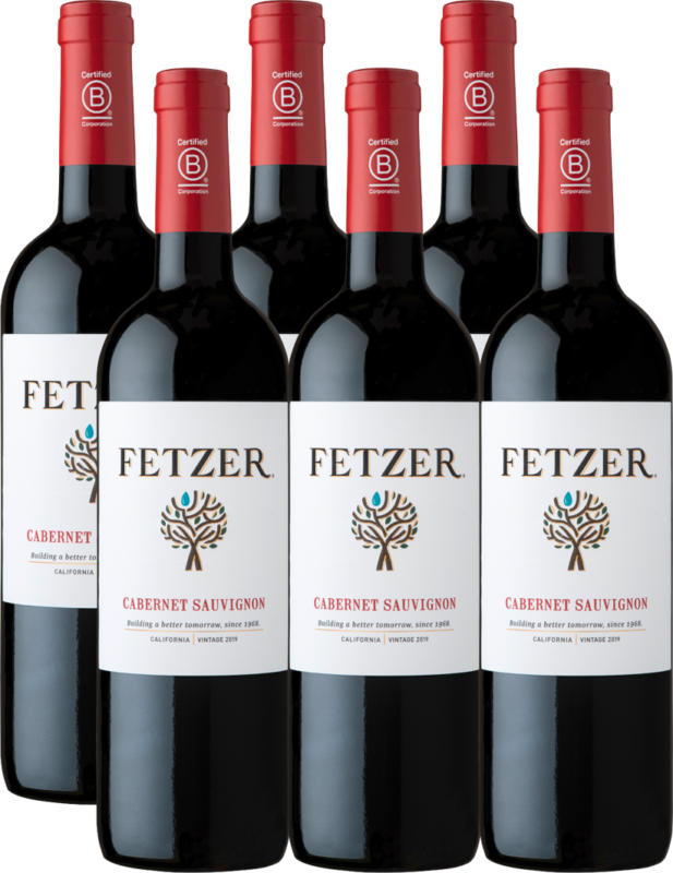 Fetzer Valley Oaks Cabernet Sauvignon , 2019, California, Stati Uniti, 6 x 75 cl