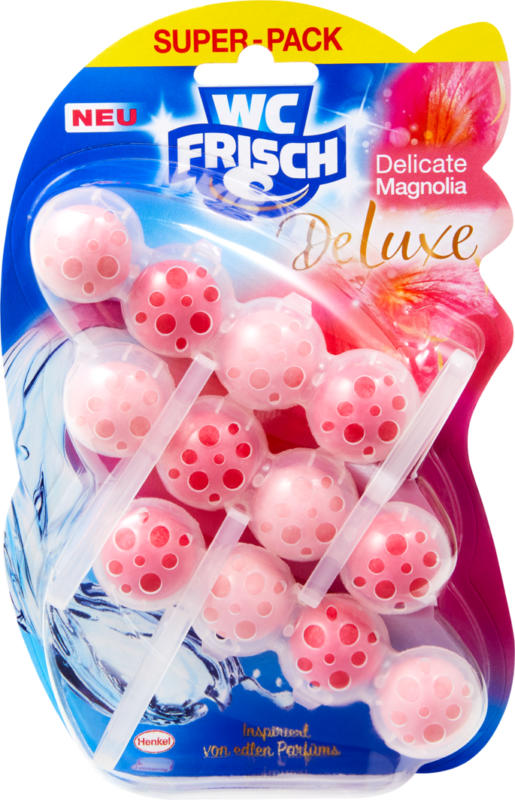 WC Frisch DeLuxe Super-Pack, Delicate Magnolia, 3 x 50 g