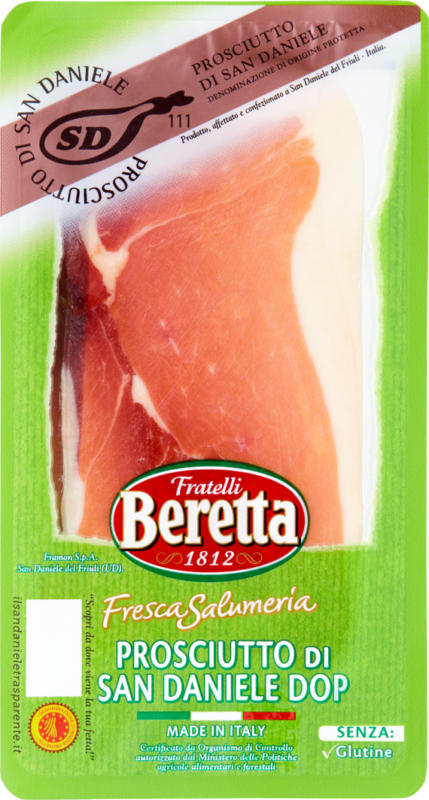 Fratelli Beretta Rohschinken San Daniele DOP, 90 g