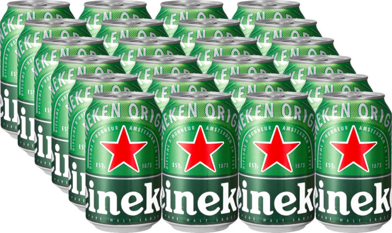 Heineken Bier Premium, 24 x 33 cl