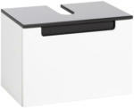 Möbelix Waschbeckenunterschrank Siena B: 60 cm Weiß/Anthrazit