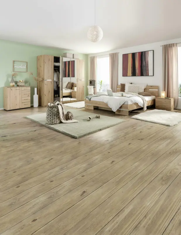 Schlafzimmer in Eichefarben, 4-teilig