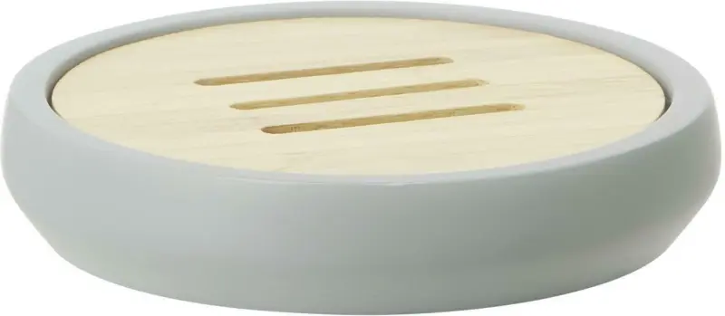 Seifenschale Kim aus Stein/Bambus