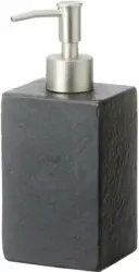 Seifenspender Loki aus Stein in Anthrazit