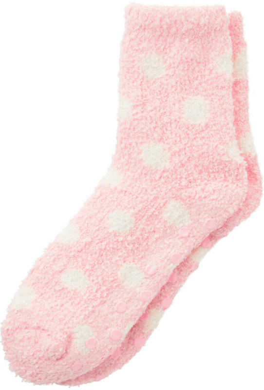 1 Paar Damen Kuschelsocken mit ABS-Noppen (Nur online)