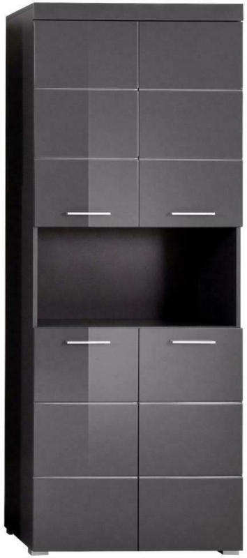 Hochschrank Amanda B: 73 cm Grau