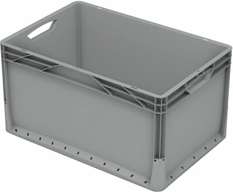 OBI Eurobox-System Tauro Box Vollwand 60 x 40 x 32 cm Grau