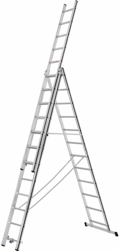 Hymer Mehrzweck-Leiter 3 x 12 Sprossen Arbeitshöhe 8,21 m